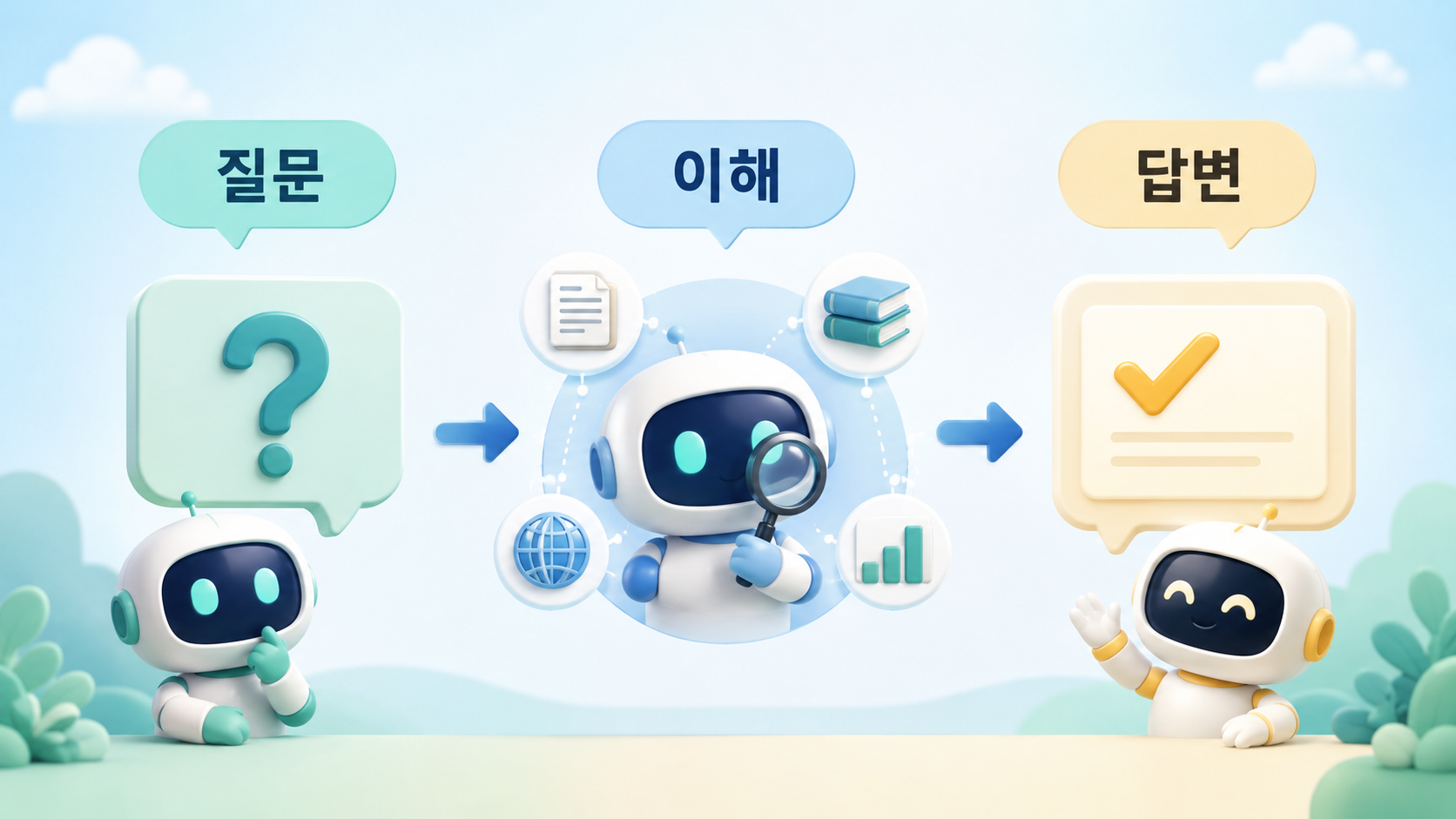 AI는 어떻게 질문을 이해하고 답변을 만들어낼까? 생성형 AI 작동 원리 쉽게 이해하기